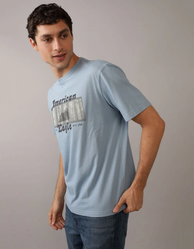 American Eagle AE Logo Graphic T-Shirt