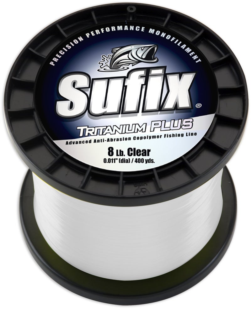 Sufix Tritanium Plus 1-Pound Spool Size Fishing Line (Clear, 8-Pound) - Image 2