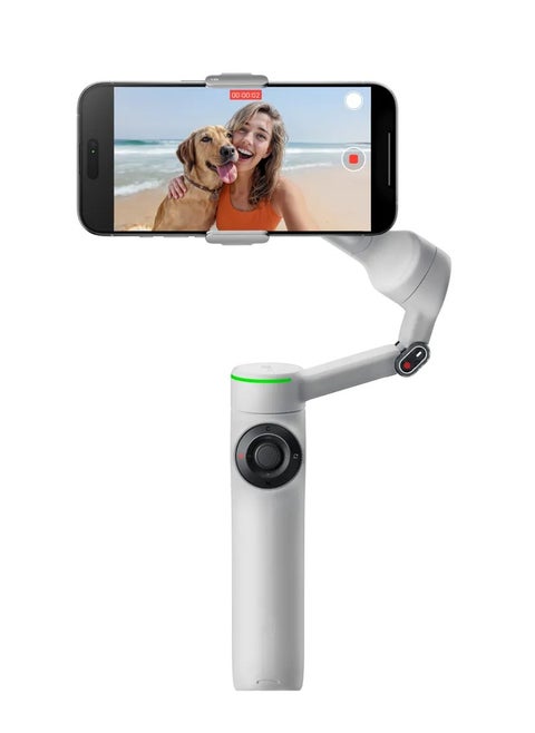 FLOW 2 PRO | Standard Bundle | Ultimate AI Tracking Gimbal Stabilizer. Achieve smooth, pro-level shots with advanced AI tracking and sleek design. Perfect for creators on the go! – Stone Grey