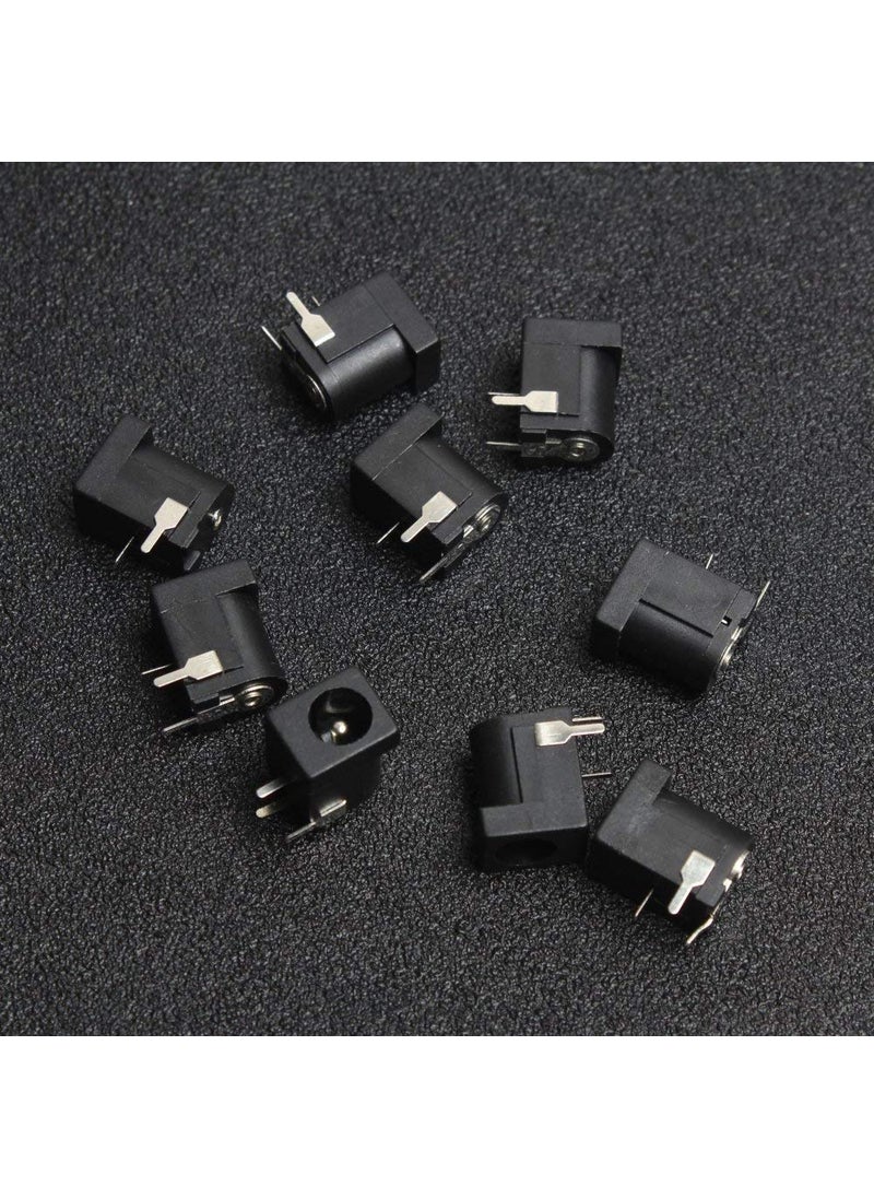 DIKAVS DIKAVS Breadboard-Friendly 2.1mm PCB Mounting Female DC Power Barrel Jack (Pack of 10)  - Image 3