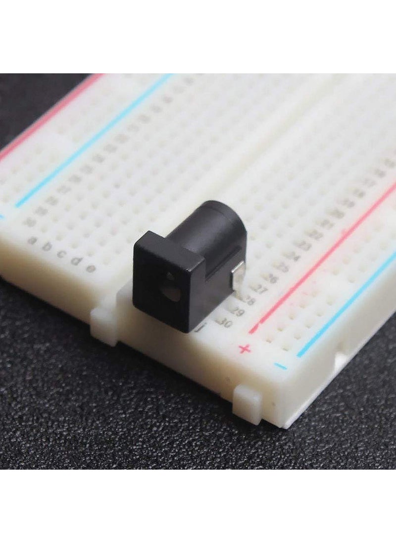 DIKAVS DIKAVS Breadboard-Friendly 2.1mm PCB Mounting Female DC Power Barrel Jack (Pack of 10)  - Image 4