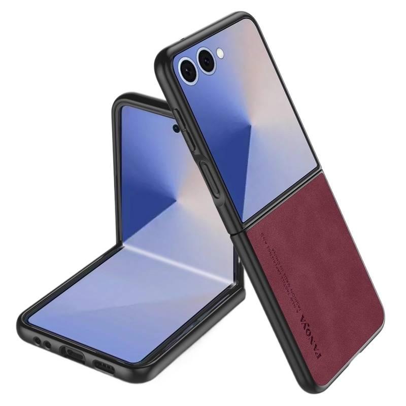 غطاء واقي بTPU + PC باللون أزرق داكن مغناطيسي بوظيفة حامل من مادة TPU لـ Samsung Galaxy Z Flip 7 مع حامل قائم ومغناطيس قوي مع مقاوم للصدمات مع حماية من السقوط للمكتب المنزلي - Image 5