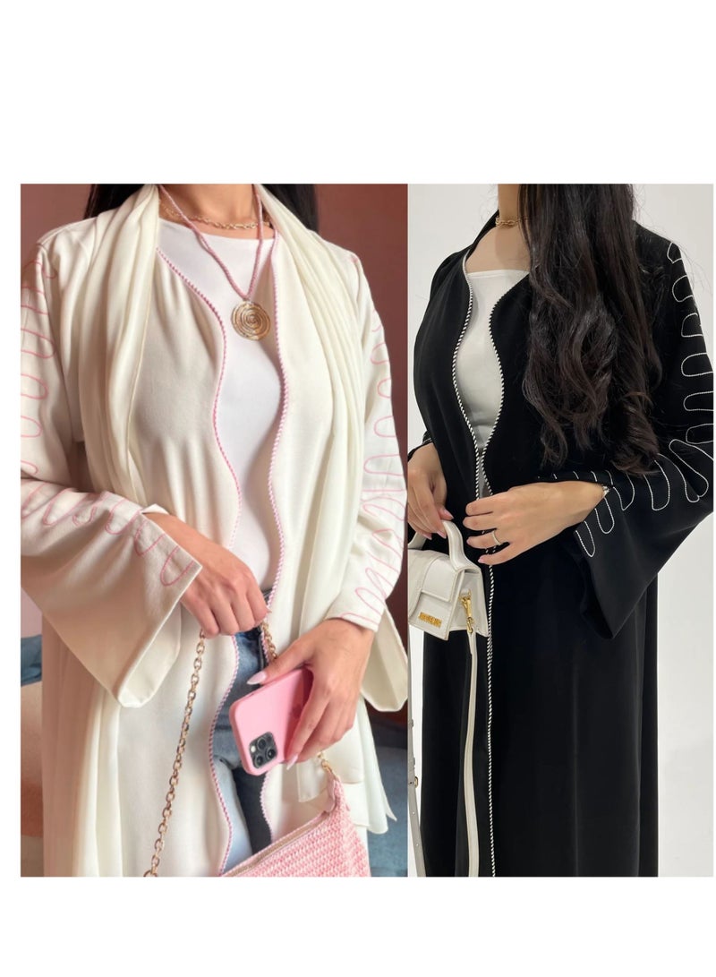 Loriya Luxury Dubai & Turkish Design Abaya 2025 – Premium Fabric with Elegant Details - Image 1