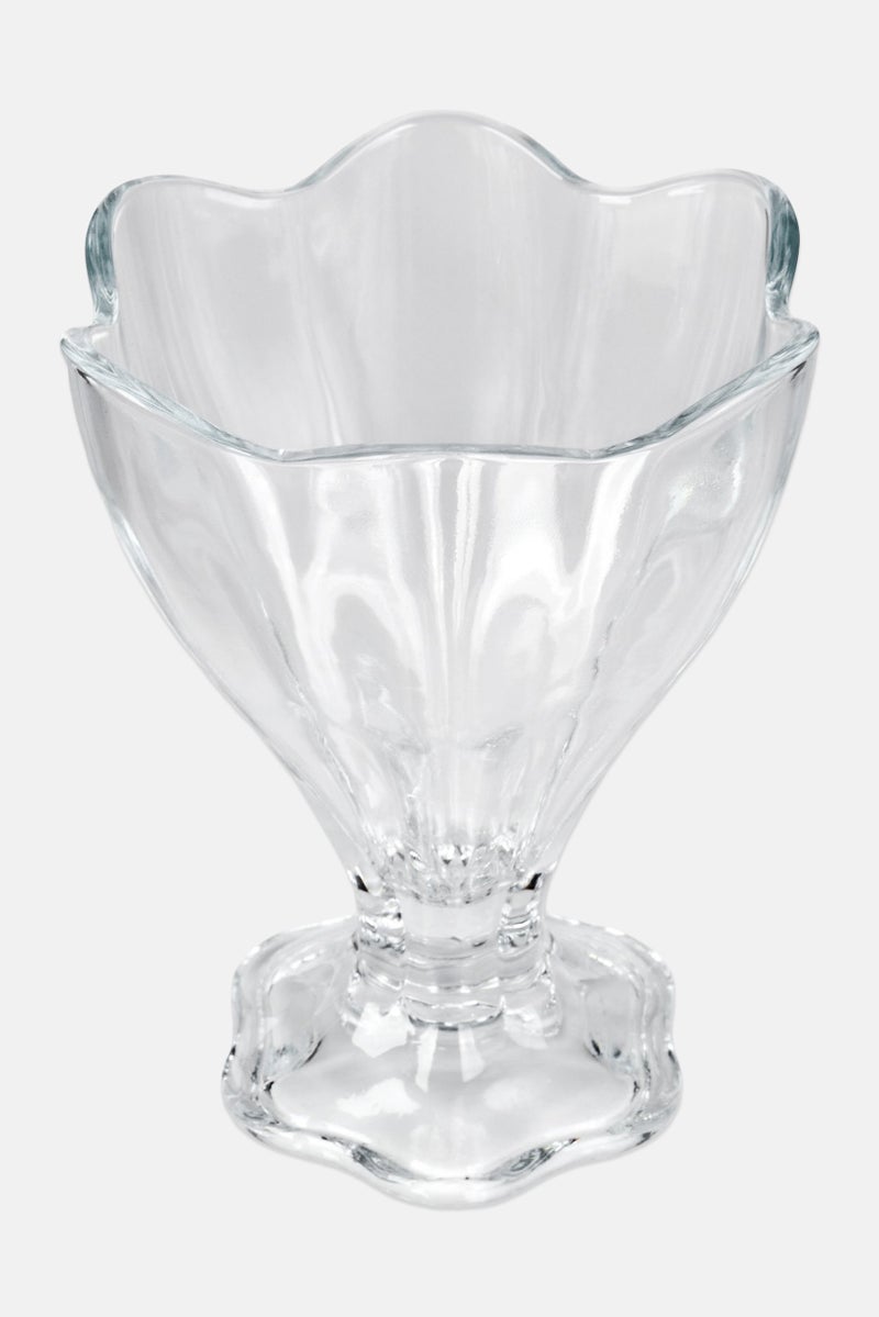 LAV Lily Glass Ice Cream Bowls 250ml, Transparent - Image 4
