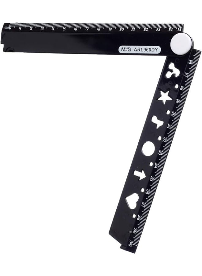 M&G Plastic Ruler, Dual-Scale Precise Measurements, 30/15 cm, assorted color - Image 2