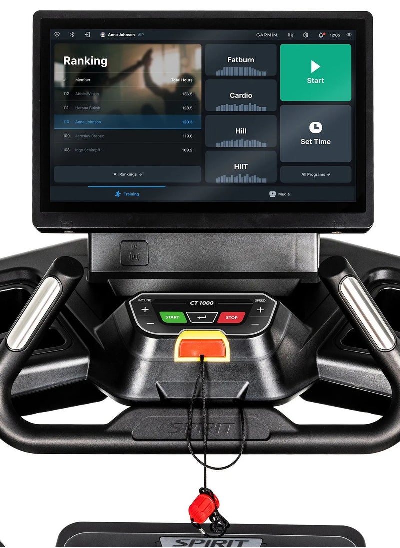 Spirit Fitness Fitness Ct1000Ent 5Hp Treadmill  - Image 3
