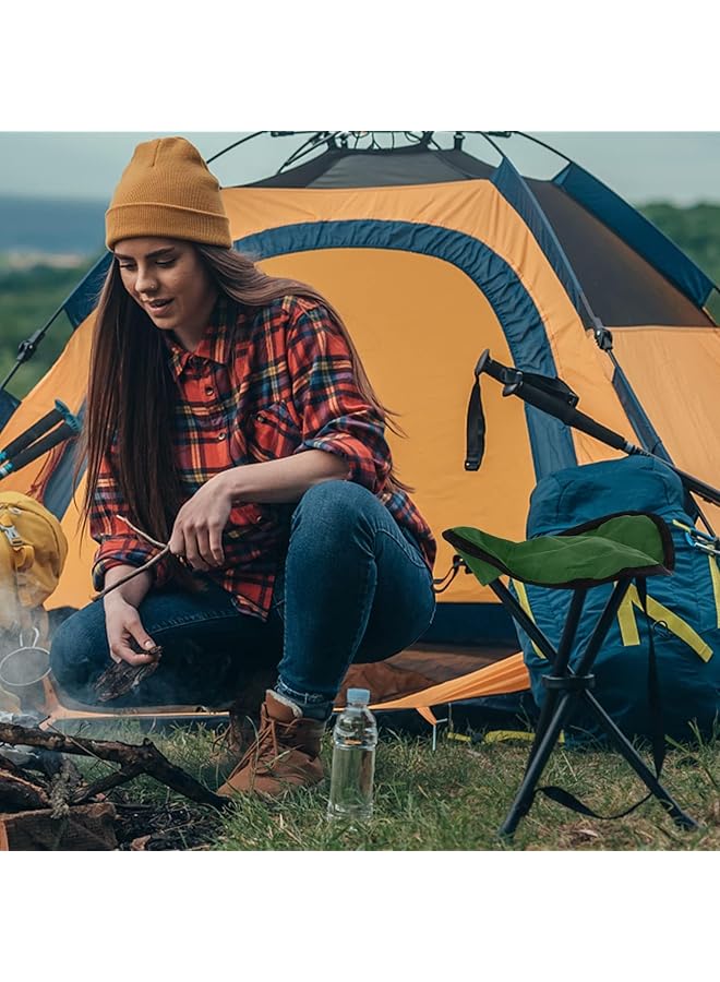 X spring Folding Tripod Stool Tripod Camping Stool Camping Stool - Image 2