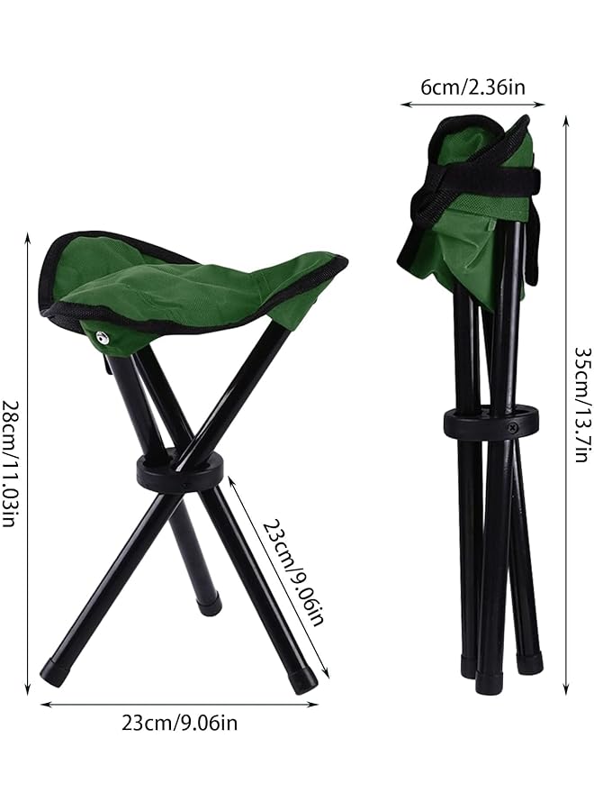 X spring Folding Tripod Stool Tripod Camping Stool Camping Stool - Image 3