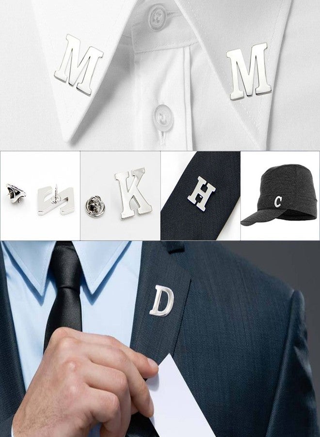 MINGHUA Monogram Alphabet Letters Lapel Pin Badge (L) - Image 2