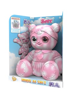 SoftT 28cm Soft Teddy Girl (Pink)– Cuddly Plush Gift in Display Box  - Image 2
