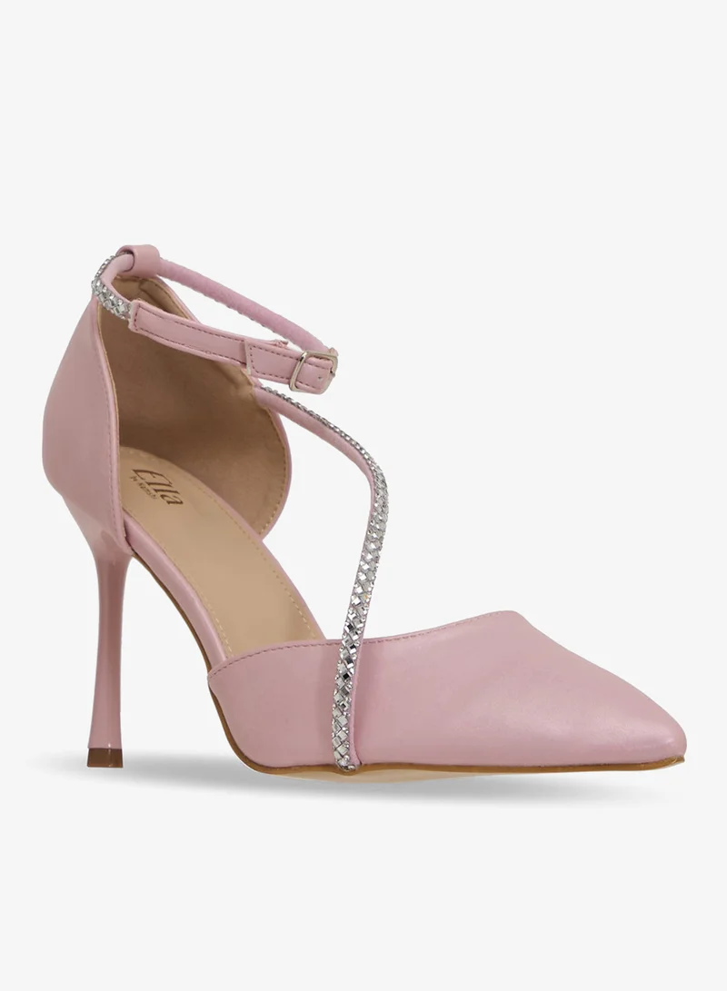 ELLA Diamante Heeled Pump