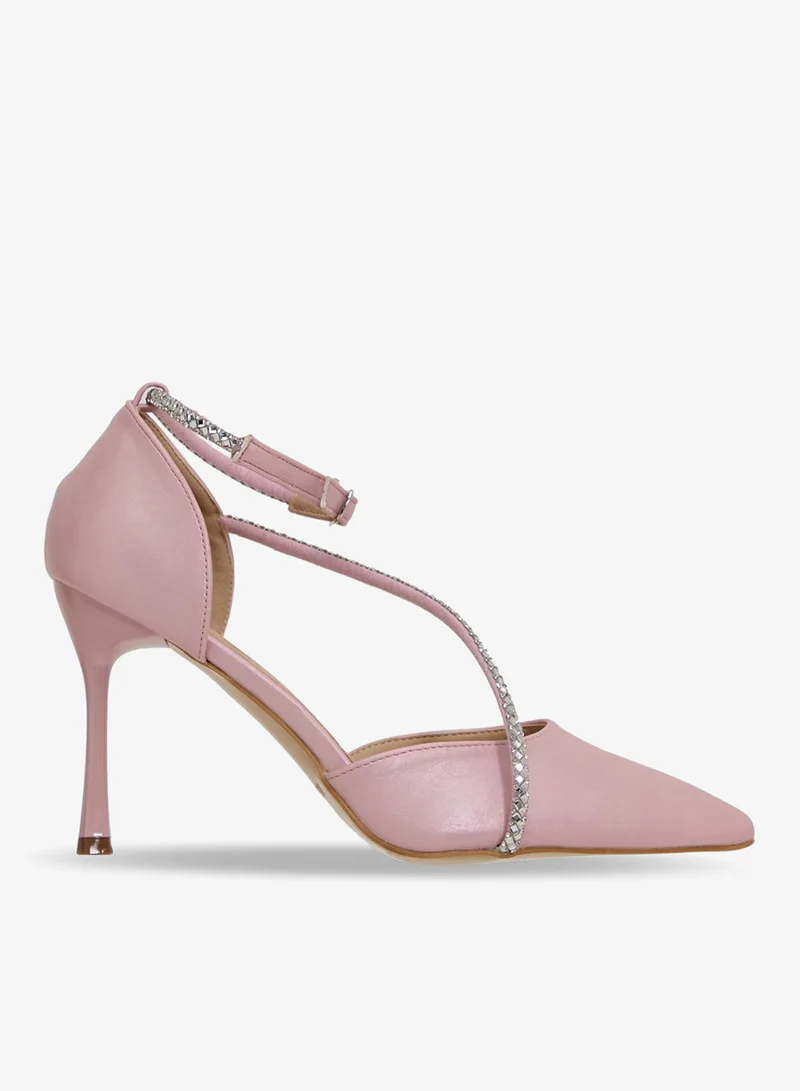 ELLA Diamante Heeled Pump