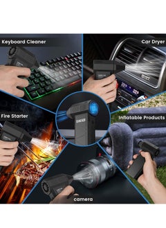 KONKA Electric Air Duster - 130000RPM Compressed Air Duster，3 Gear Adjustable Jet Dry Blower can Reusable Can for Computer Keyboard,Outdoors,Car,Home.  - Image 2