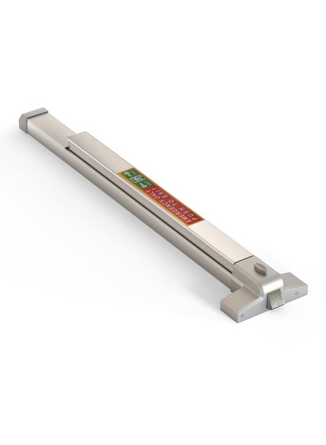 LANITI Premium Panic Bars for Exit Doors, Push to Exit, 31-Inch, Silver, Stainless Steel Handle, Ambidextrous, Easy to Install - Image 5