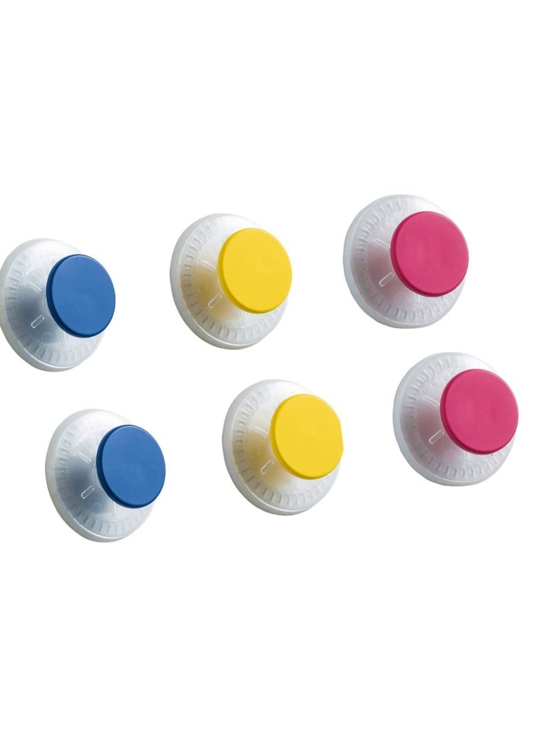 SYOSI Shower Suction Cup Hooks Heavy Duty Hanger Removable Small Cups with Towel Wreath Loofah Hook for Bathroom Wall Glass Door Window 6 Packs - Image 1