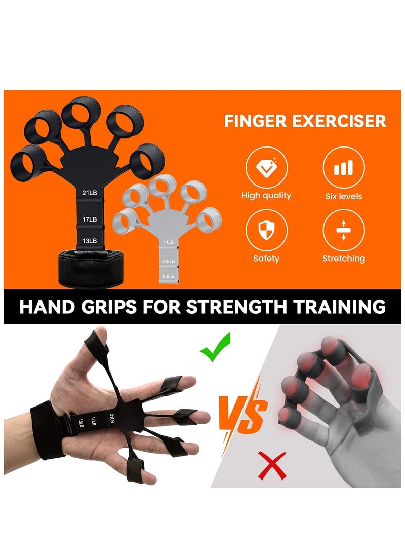 ELTRAZONE Hand Grip Strengthener - Adjustable Hand Exerciser and Finger Stretcher - Grip Strength Trainer for Muscle Building and Injury Recovery for Athletes - Relieve Pain for Arthritis, Carpal Tunnel - Image 5