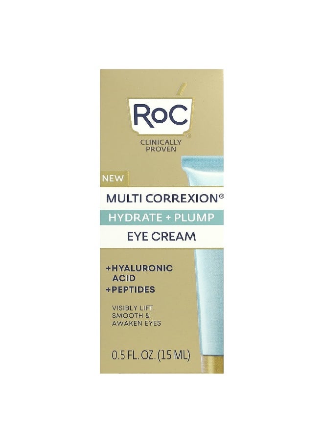 RoC - RoC, Multi Correxion®, Hydrate + Plump, Eye Cream, 0.5 fl oz (15 ml) - Image 1