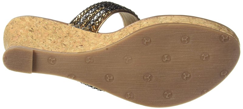 Mochi womens 34-9908 Antique Gold Slipper - 7 UK (40 EU) (34-9908) - Image 5