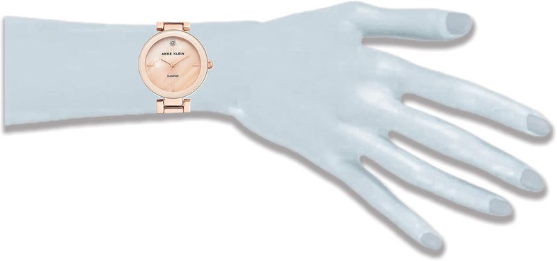 Anne Klein Women's Diamond Dial Bracelet Watch - Image 3