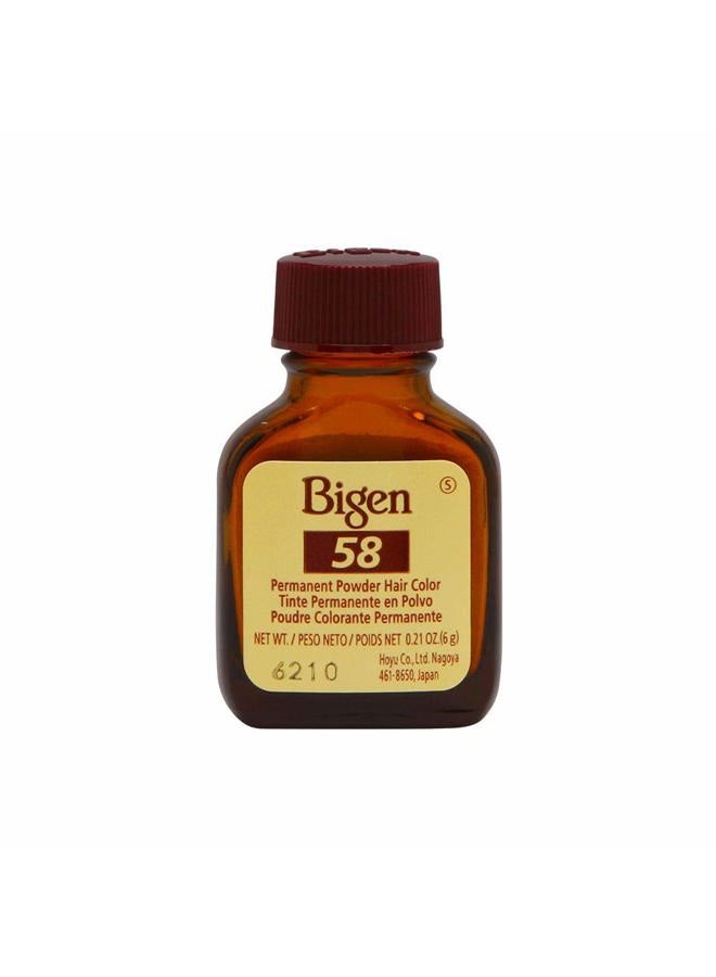 Bigen لون الشعر 58-بني أسود-0.21 أونصة - Image 1