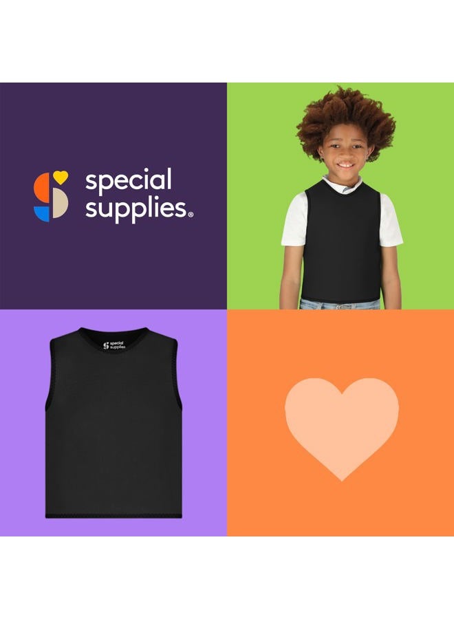 Special Supplies Sensory Compression Vest Deep Pressure Comfort (Black, X-Small) - Image 5