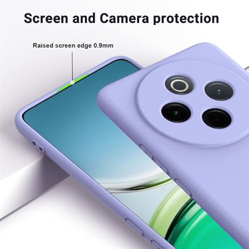 Casotec Back Cover for Vivo T4 5G | Full Camera Protection | Premium Liquid Silicon Case | Flexible Bumper Case for Vivo T4 5G / Y300 Pro 5G / Y300 Pro Plus 5G / iQOO Z10 5G (Purple) - Image 3
