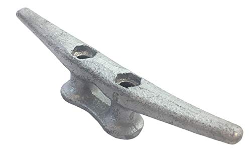 ZUJARA 6 inch Dock Cleats, 5-Pack Galvanized Iron Boat Cleat for Marine or Decorative Applications - Image 5