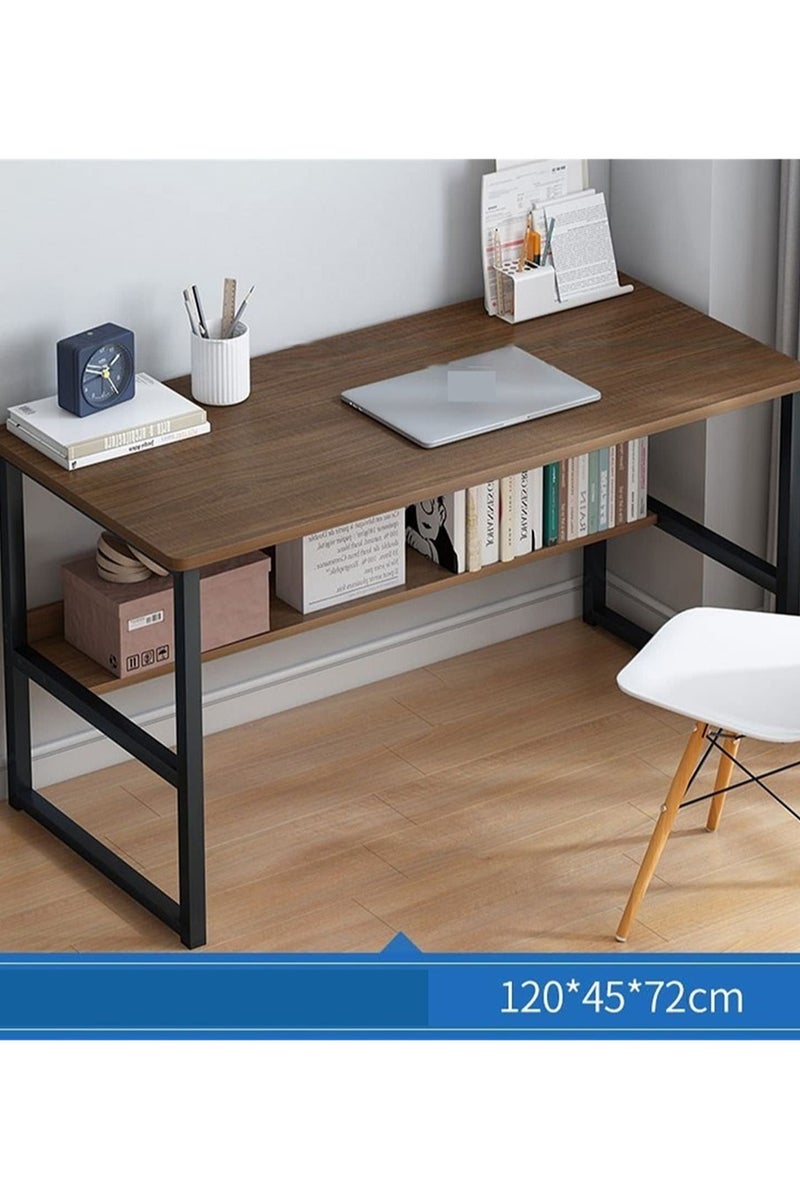 AGD Modern Design Computer Desk for Writing and Studying with Bookshelf 120 x 45 x 72 cm - Image 4