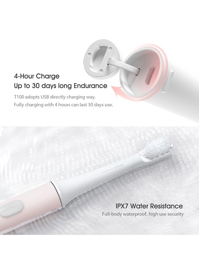 Xiaomi Mijia Sonic Electric Toothbrush Pink/White - Image 4