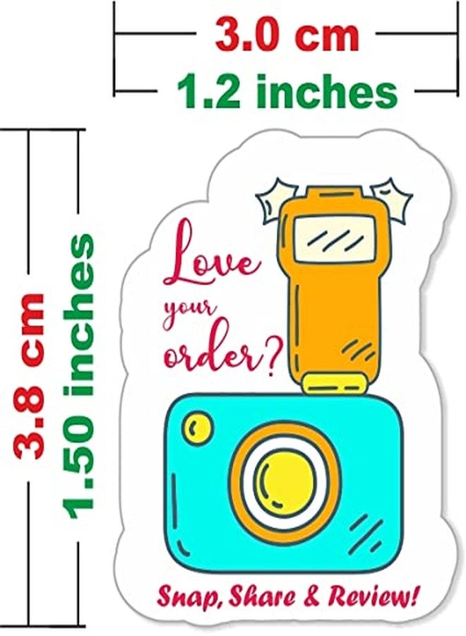 PG Creations Customer Feedback Thank You Stickers for Small Business, 1.5x1.2 Inch, Small Size Paper Labels, Multicolour, Pack of 1000 - Image 2