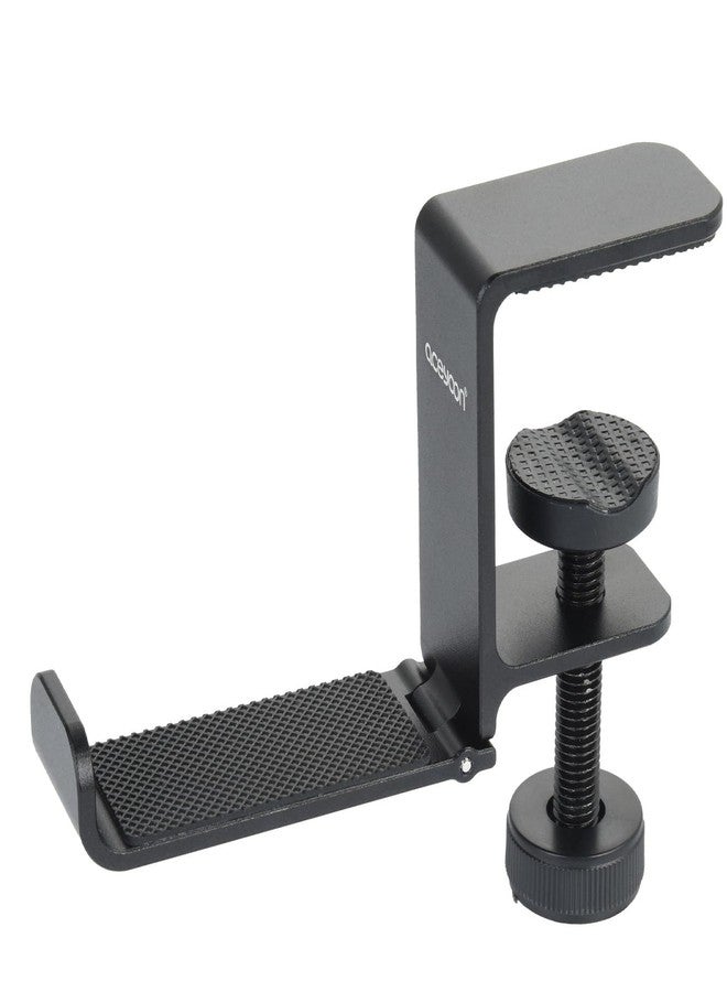 aceyoon Foldable Headphone Stand for Desk, Aluminum Headset Stand Clamp Hook Under Desk Space Save Mount, Headset Holder for Gaming Headphone (Single Foldable Stand) - Image 1