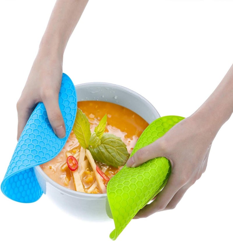 MeeTo Versatile Silicone Round Trivet Mats Durable, Non-Slip, & Flexible | Multi-Purpose Silicone Hot Pads Flexible & Dishwasher Safe, Heat Resistant Silicone Mats - (Pack of 1) - Image 2