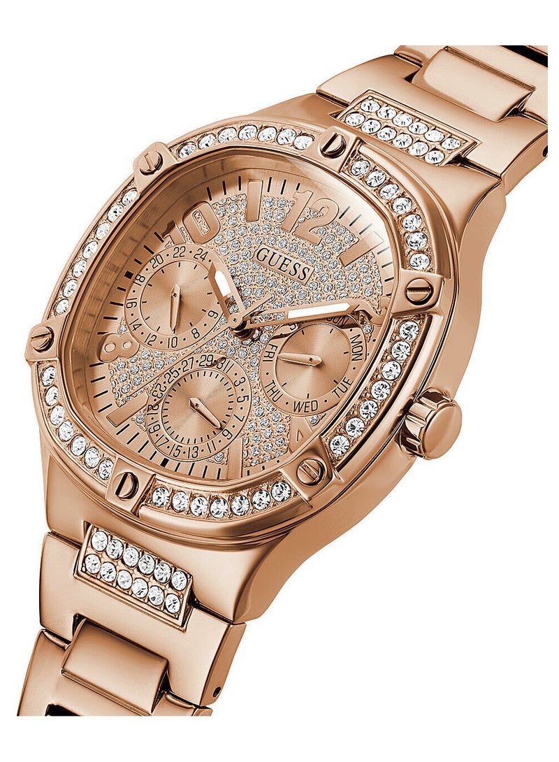 Guess Women's Rose Gold Tone Multi-function Watch GW0558L3 - Image 2