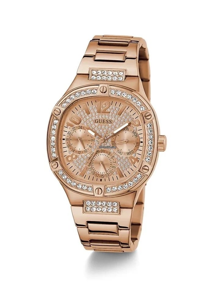 Guess Women's Rose Gold Tone Multi-function Watch GW0558L3 - Image 3