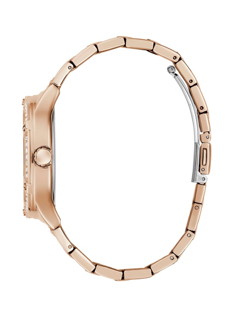 Guess Women's Rose Gold Tone Multi-function Watch GW0558L3 - Image 4