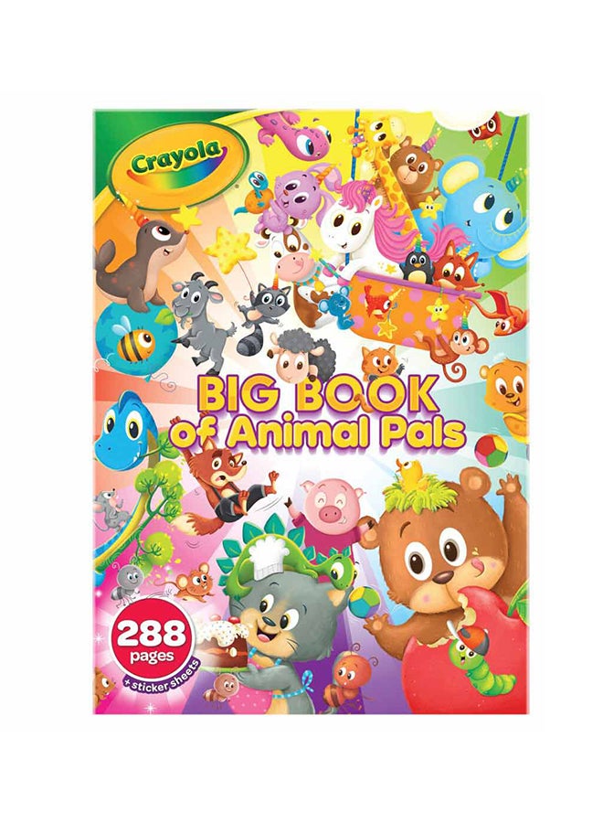 Crayola 288-Page Coloring Book, Big Book of Animal Pals - Image 1
