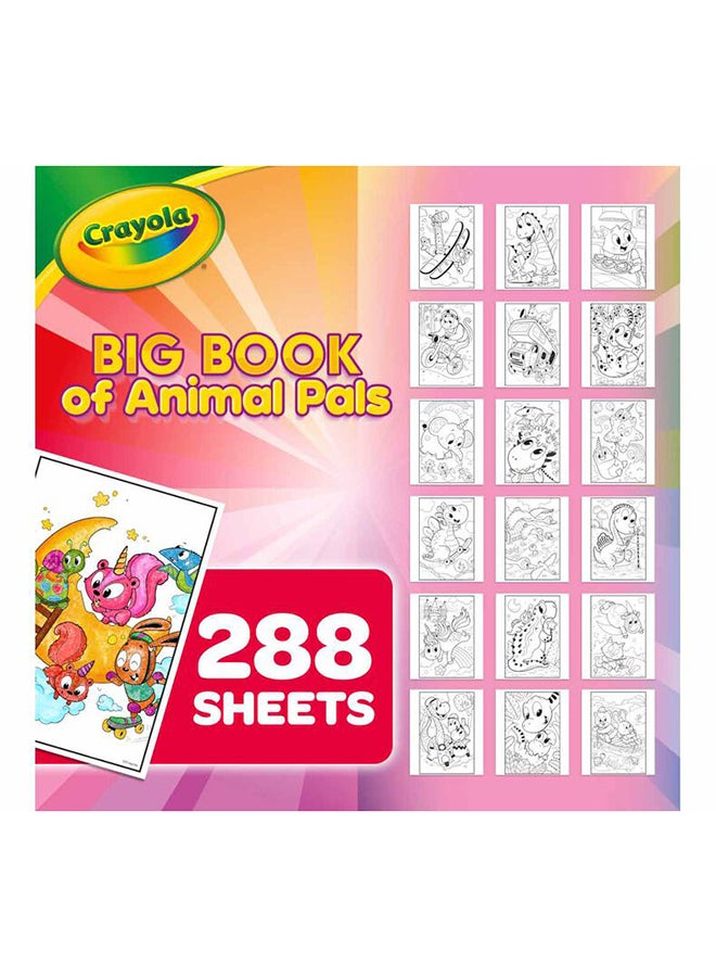Crayola 288-Page Coloring Book, Big Book of Animal Pals - Image 3