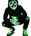 Camlinbo 3 Set Halloween LED Mask Light Up Gloves and Glow Shoelaces Scary Mask Halloween Costume Cosplay Party for Adults - Image 3