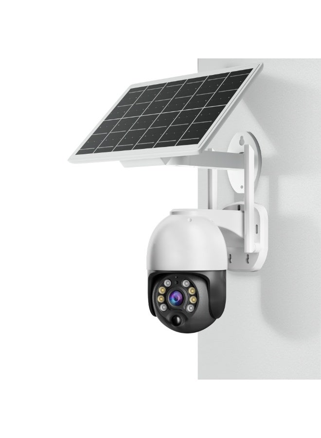 JORTAN JT-8181-2*M Consumption Solar Security Surveillance Camera, 4MP, PIR Detection, H.265X, IR-CUT Night Vision, Cloud Storage, Wi-Fi Connectivity, High Temperature Resistance - Image 1