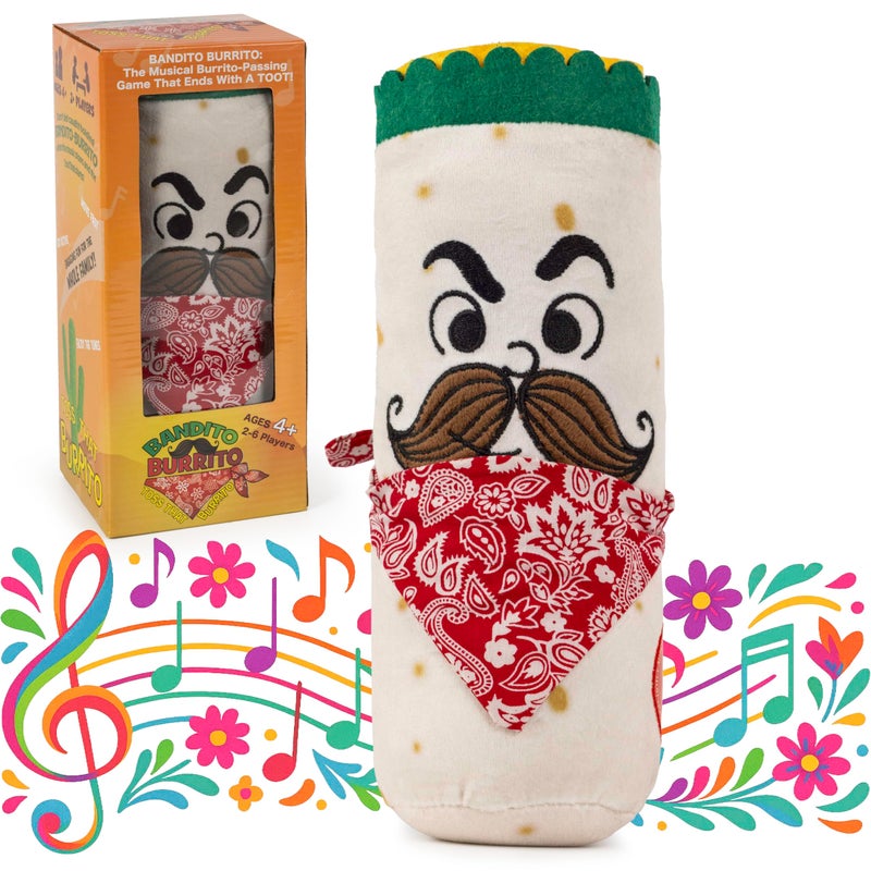 Squirrel Products Bandito Burrito The Musical Passing Game for Kids 4 Toss The Singing Plush in a Hot PotatoStyle That Ends with a Toot - Image 3