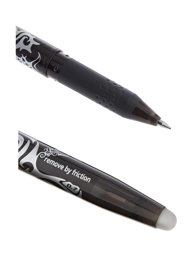 PILOT - 6-Piece Frixion Erasable Ball Pen 0.7mm Tip Black Ink - Image 1