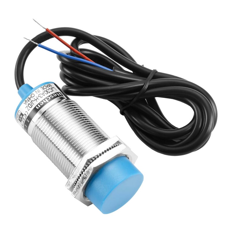 Heschen M30 Capacitive Proximity Sensor Switch Non-Shield Type LJC30A3-H-J/DZ Detection 1-15mm 90-250VAC 400mA Normally Closed (NC) 2 Wires - Image 1