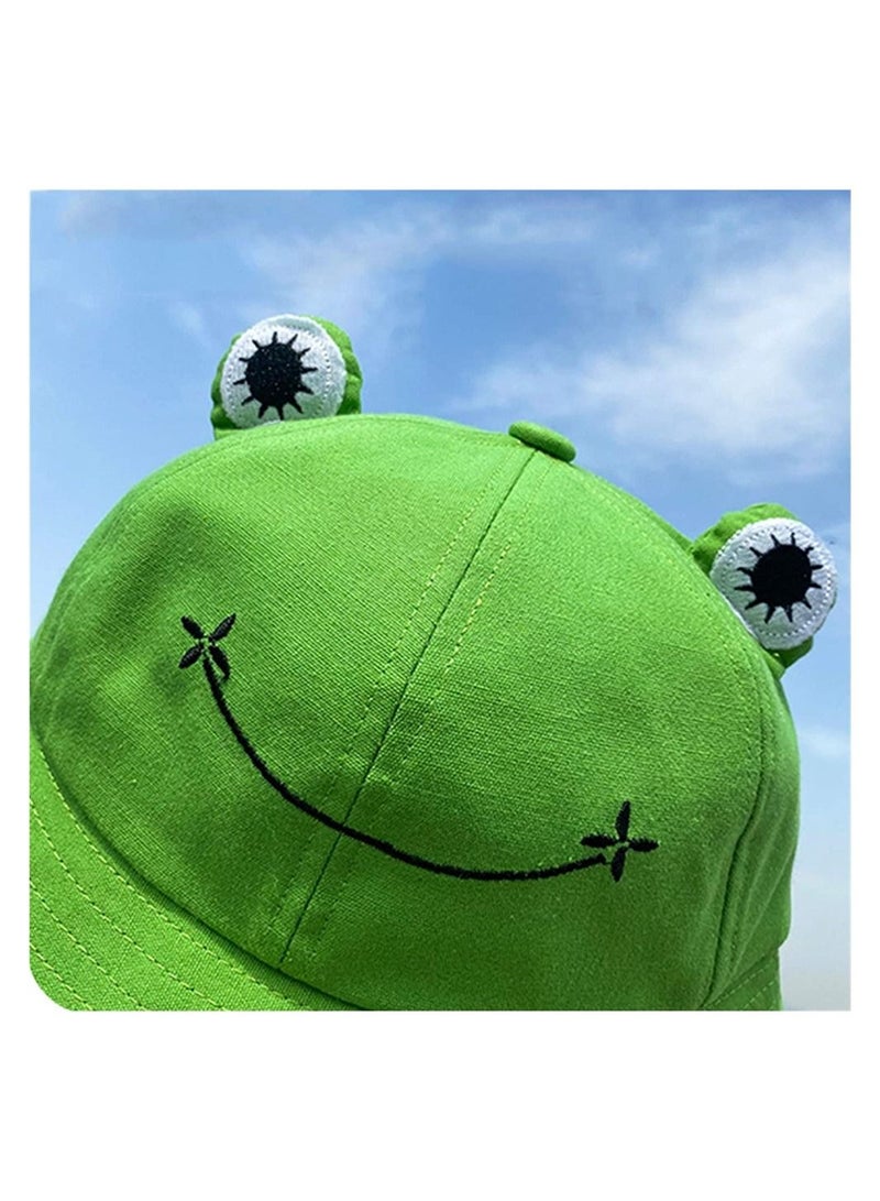 KASTWAVE Frog Bucket Hat Winter Hat Fashion Hat for Women Summer Autumn Plain Women Panama Outdoor Hiking Beach Fishing Cap - Image 5