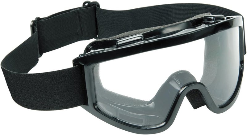 Raider 26-MX Black Frame/Clear Lens Adult MX Off-Road Goggles - Image 1