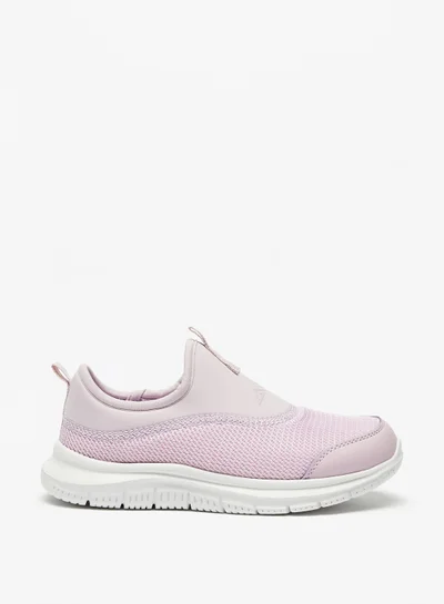 شو اكسبرس Girls Textured Slip On Sports Shoes with Pull Tabs