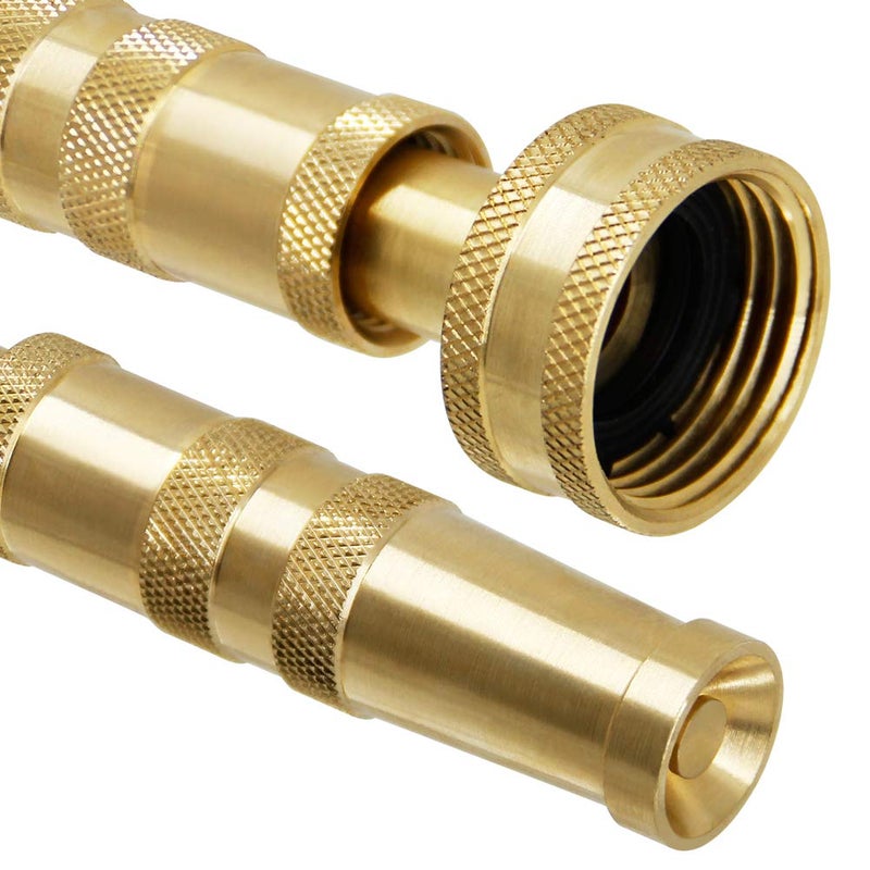 Twinkle Star Heavy-Duty Brass Adjustable Twist Hose Nozzle, 2 Pack, TWIS3432 - Image 2