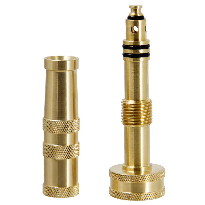 Twinkle Star Heavy-Duty Brass Adjustable Twist Hose Nozzle, 2 Pack, TWIS3432 - Image 3