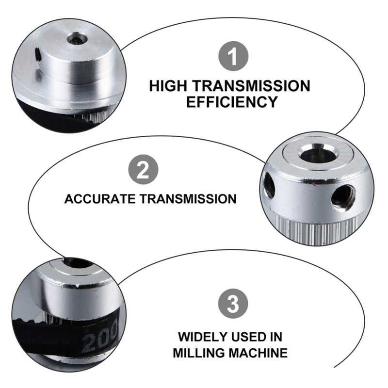 2 Sets Pulley Synchronous Motor Wheel Bearing Wear Resistant - Image 3