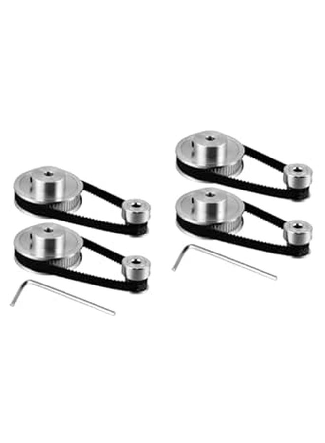 2 Sets Pulley Synchronous Motor Wheel Bearing Wear Resistant - Image 1