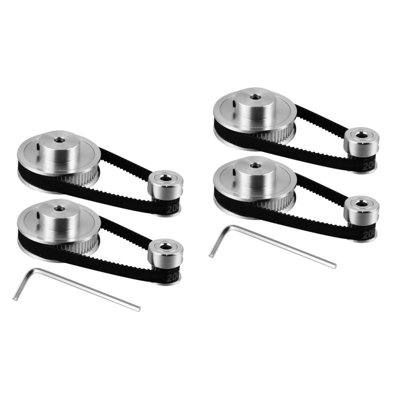 2 Sets Pulley Synchronous Motor Wheel Bearing Wear Resistant - Image 2